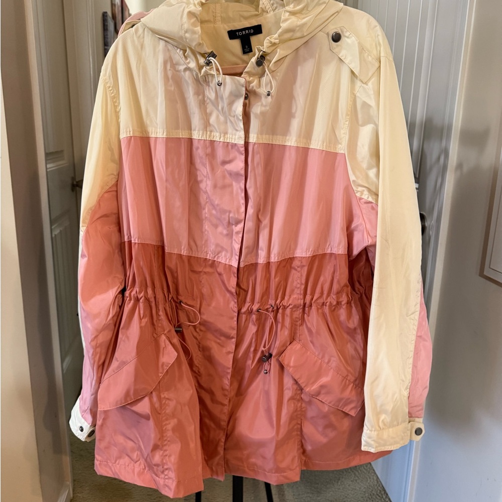 Torrid Pink and Cream Women's jacket